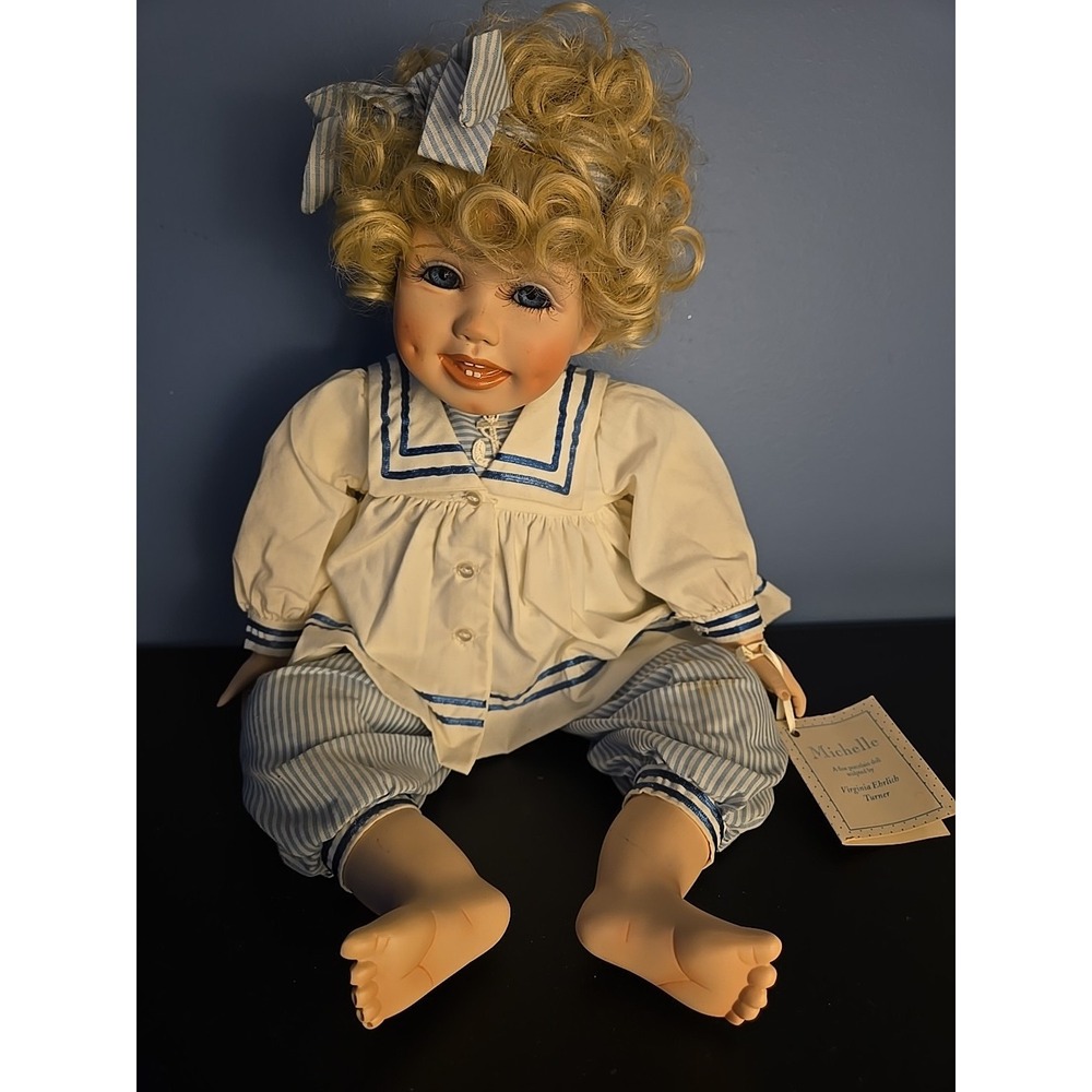 Heritage Dolls-‎ The Hamilton Collection 1991-Michelle- Fine Porcelain Doll